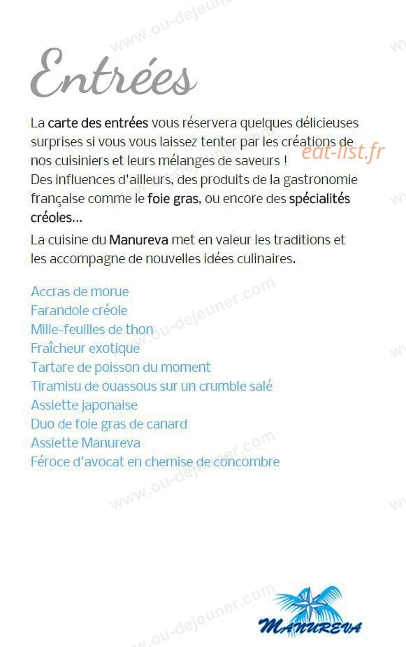 Manureva — carte page 1