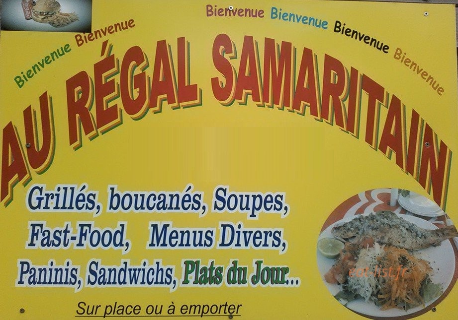 Au Régal Samaritain — carte page 1