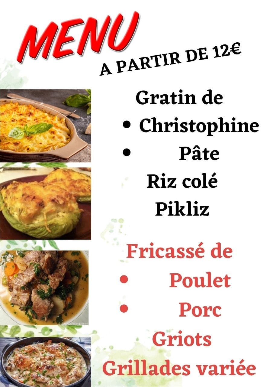 Island's Food — carte page 1