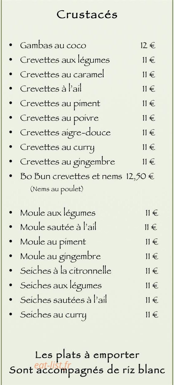 Bonjour Saïgon — carte page 6