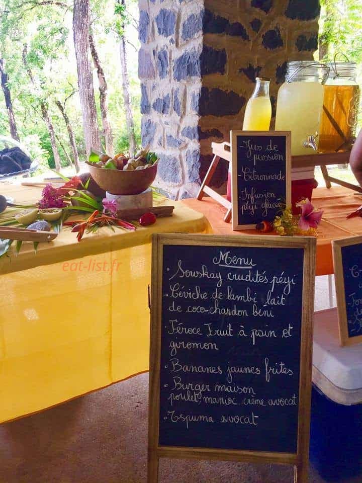 Brunch Ô Péyi — carte page 1