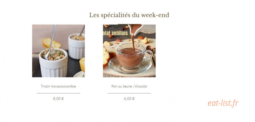Le Réveil Gourmand — carte page 6