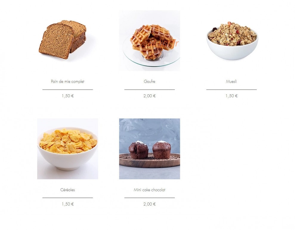 Le Réveil Gourmand — carte page 3