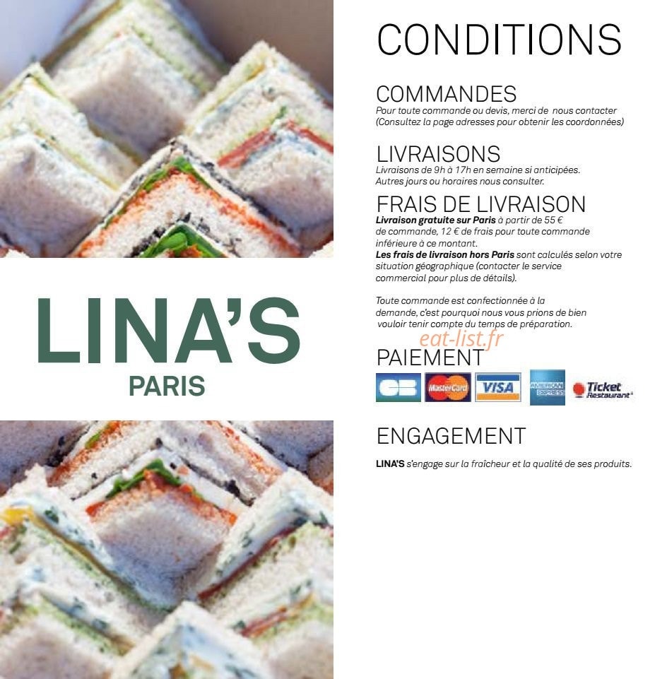 Lina's — carte page 10