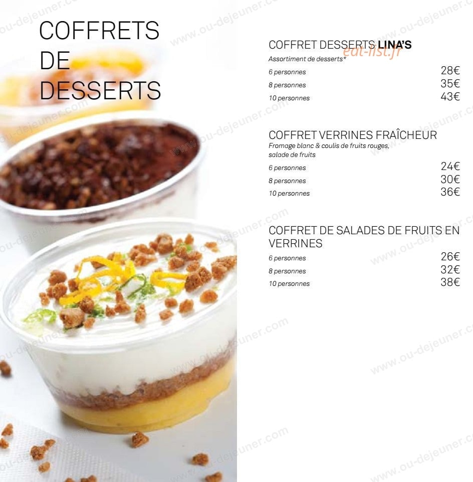 Lina's — carte page 5