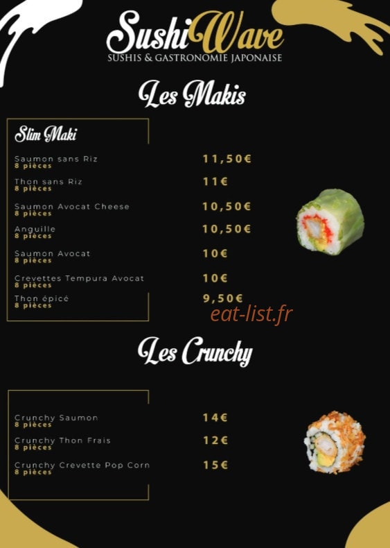 Sushi Wave — carte page 5