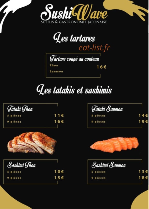 Sushi Wave — carte page 7