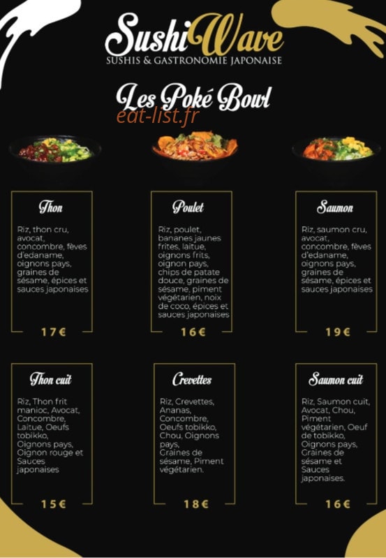 Sushi Wave — carte page 3