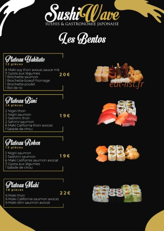 Sushi Wave — carte page 8
