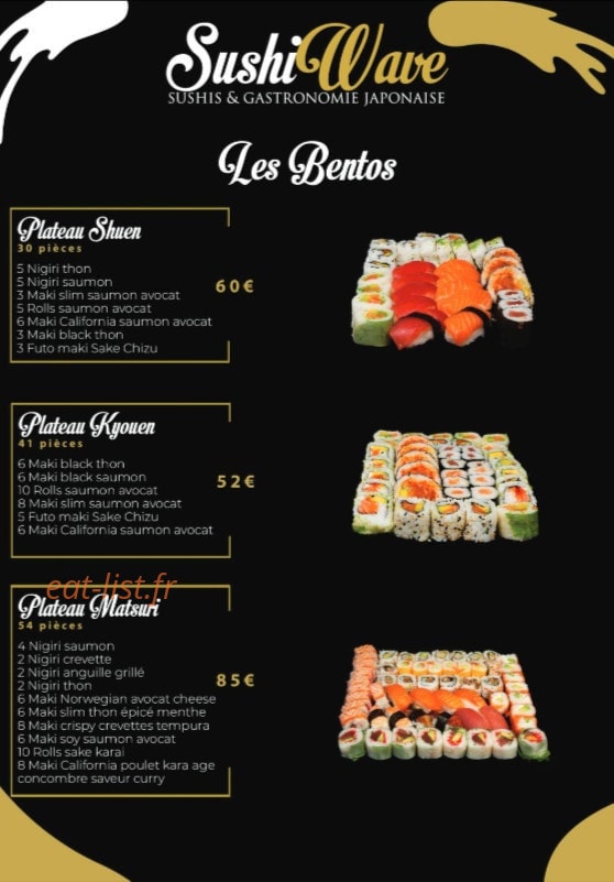 Sushi Wave — carte page 10
