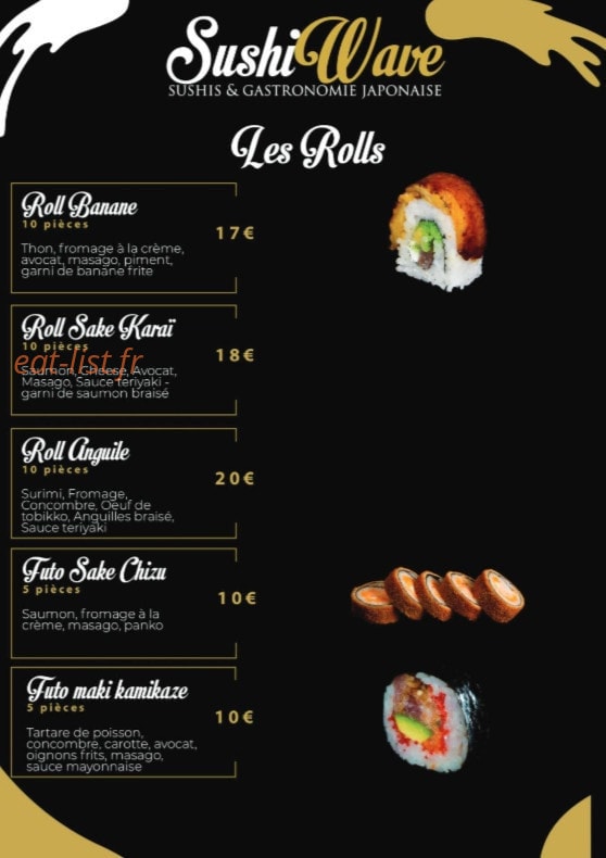 Sushi Wave — carte page 6
