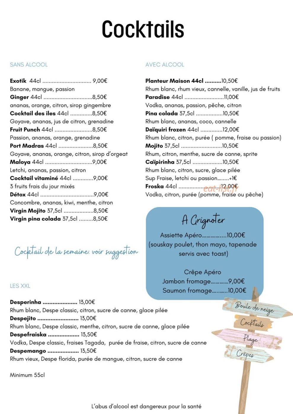 Boule De Neige — carte page 6