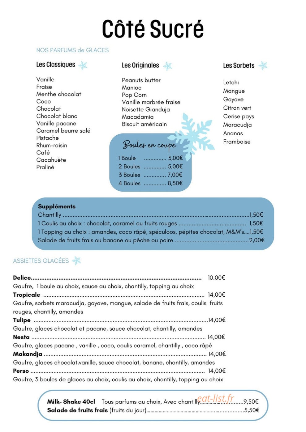 Boule De Neige — carte page 4
