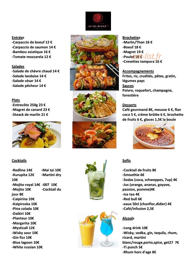 Le Fil Rouge — carte page 1