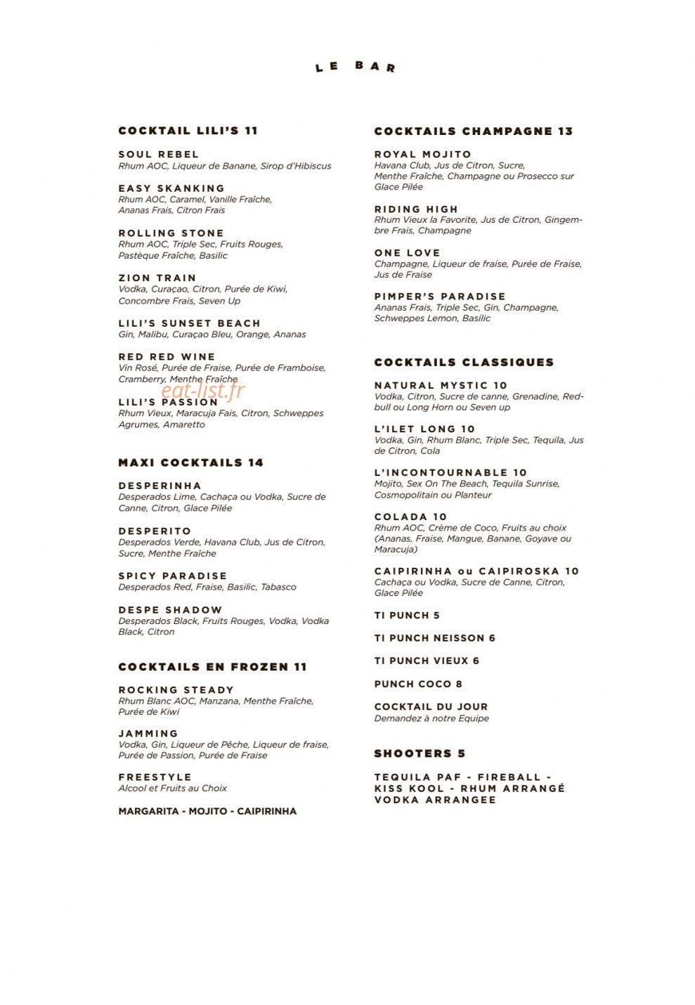 Lilis — carte page 5