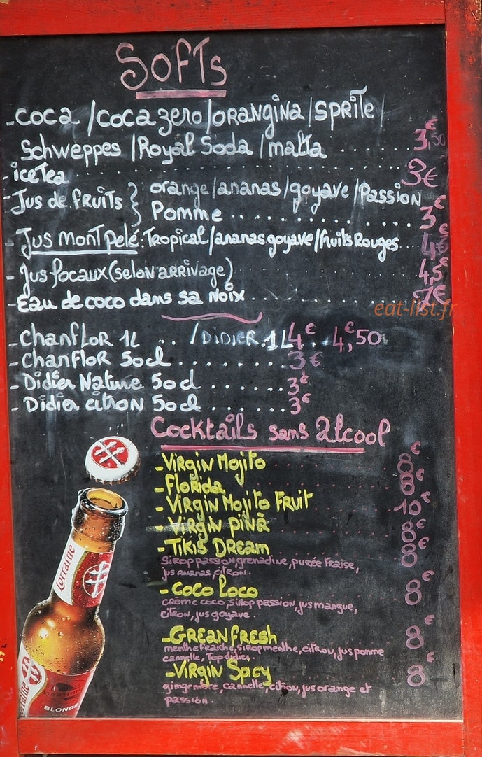 Tiki's beach — carte page 2