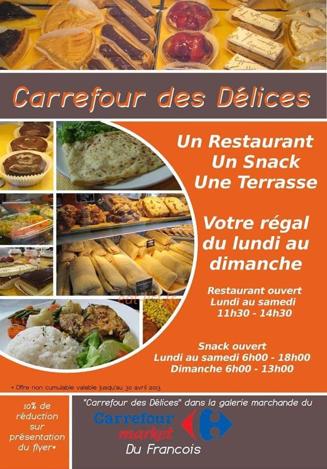 Le Carrefour des Délices — carte page 1