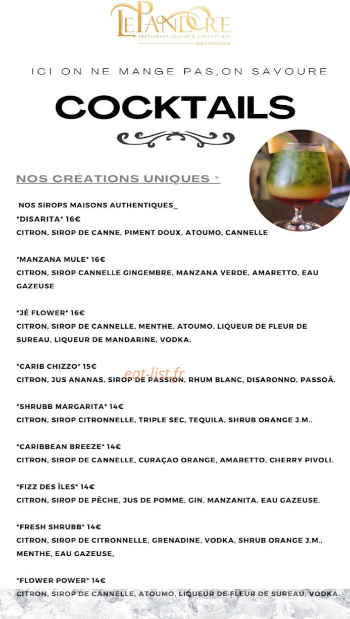 Le Pandore — carte page 2
