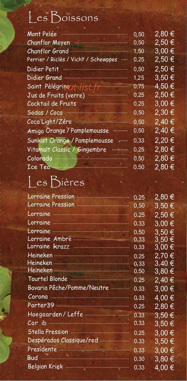 Restaurant Dosta — carte page 5