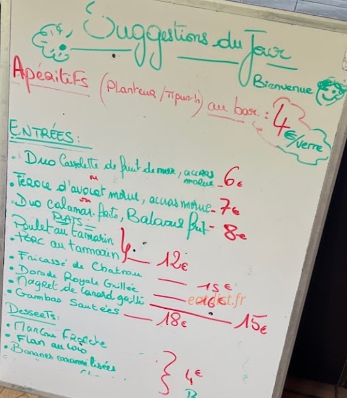 Le Fromager — carte page 1