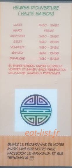 Le Maxximum — carte page 6