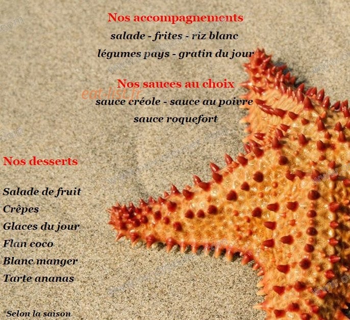 Etoile de Mer — carte page 3