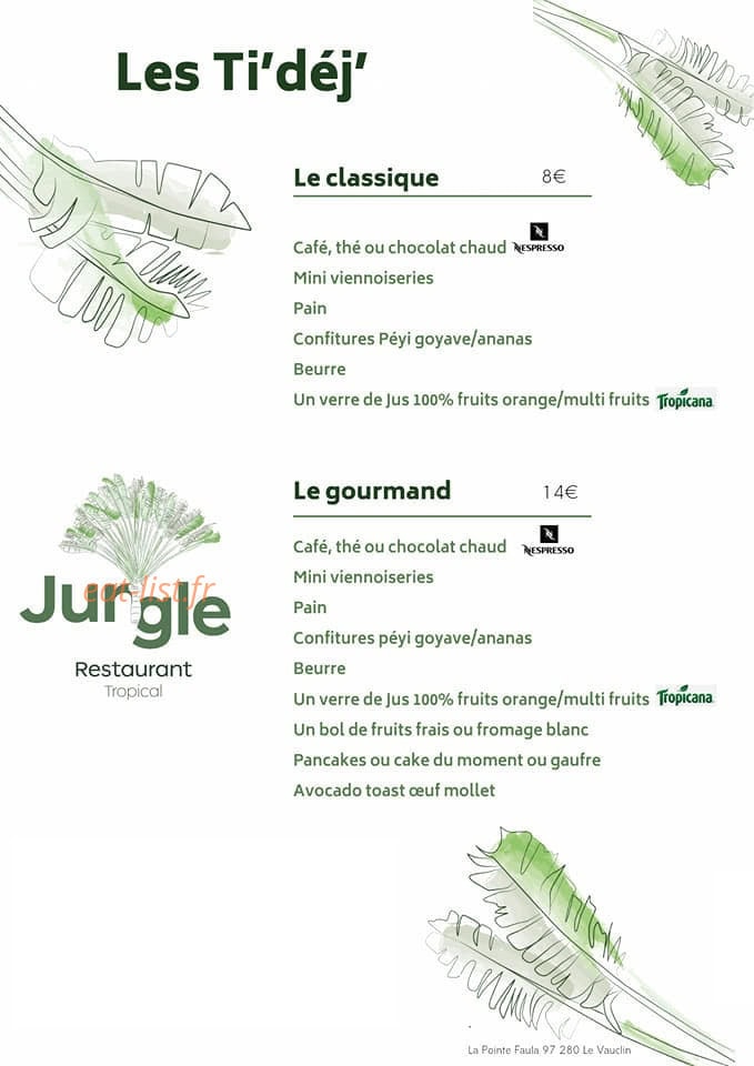 Jungle — carte page 2