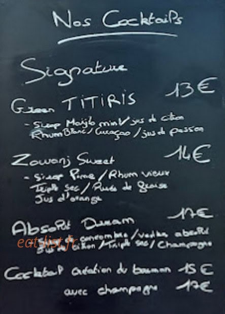 Le Titiris — carte page 1
