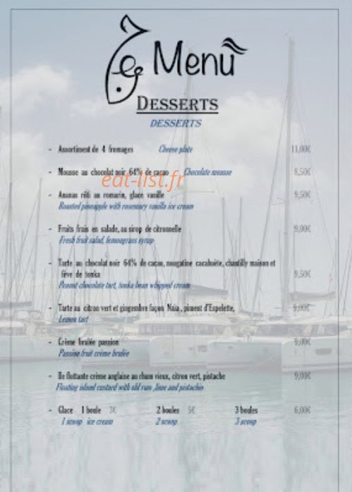 Le Naïa — carte page 6