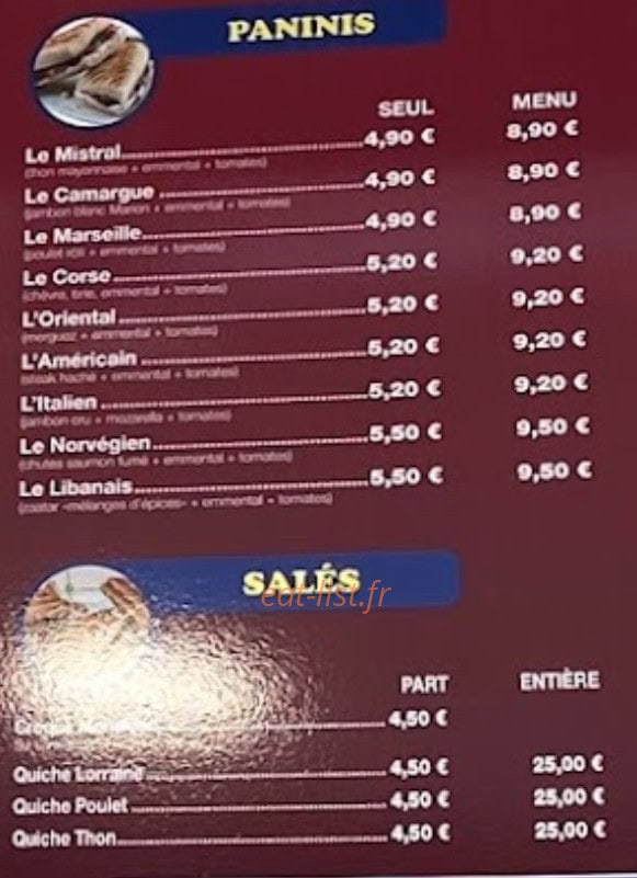 Délifrance — carte page 2