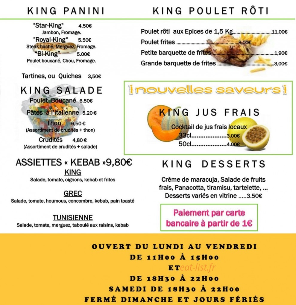 King Guyane — carte page 2