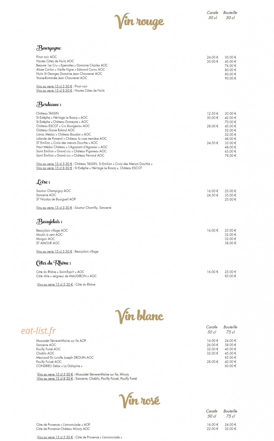 Le bœuf au jardin — carte page 6