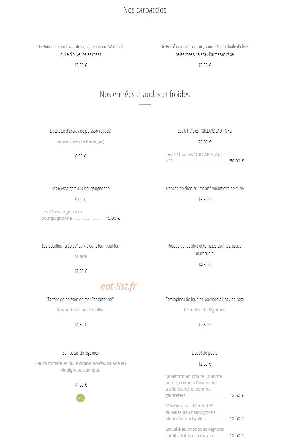 Le bœuf au jardin — carte page 1