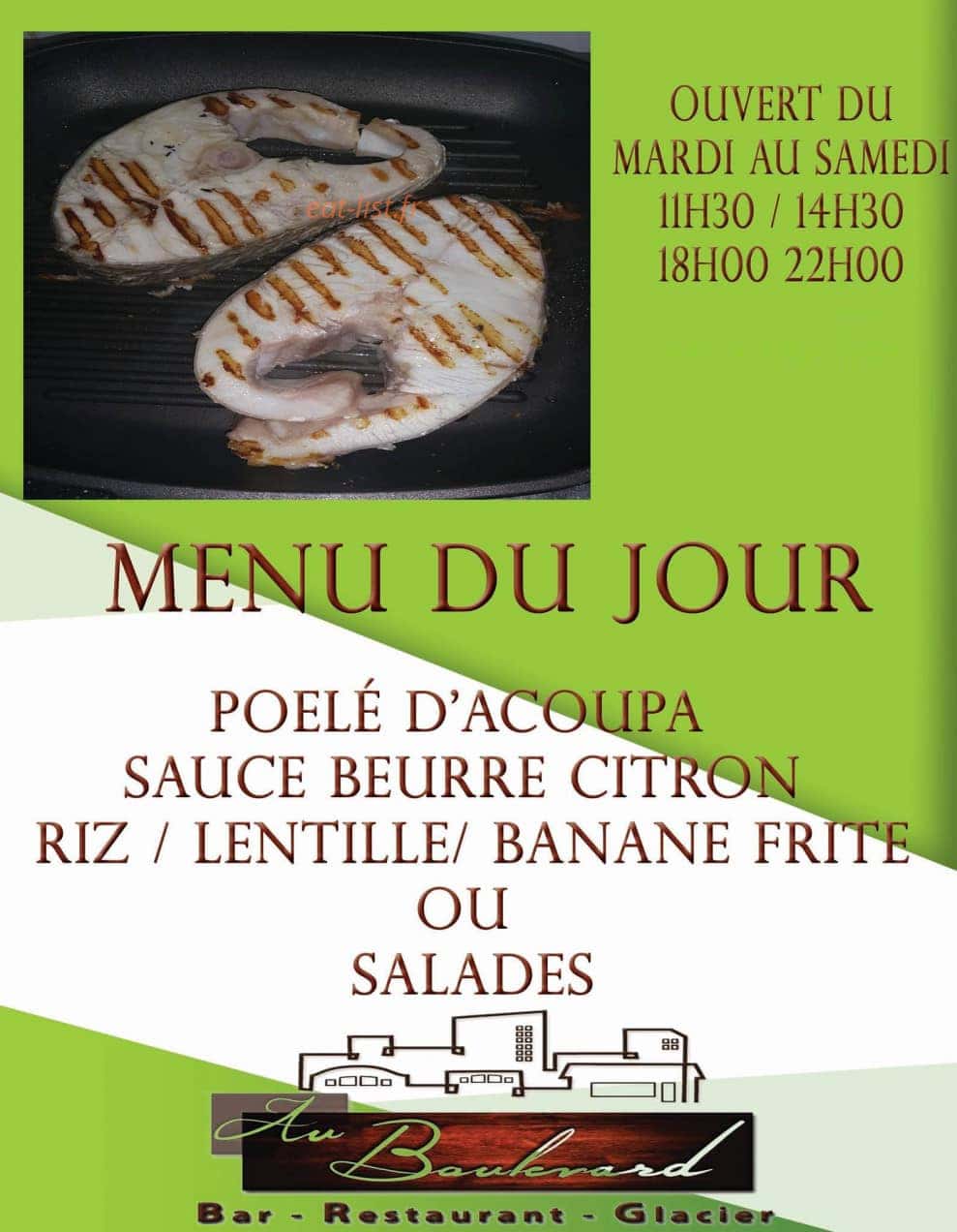 Le Boulevard — carte page 1