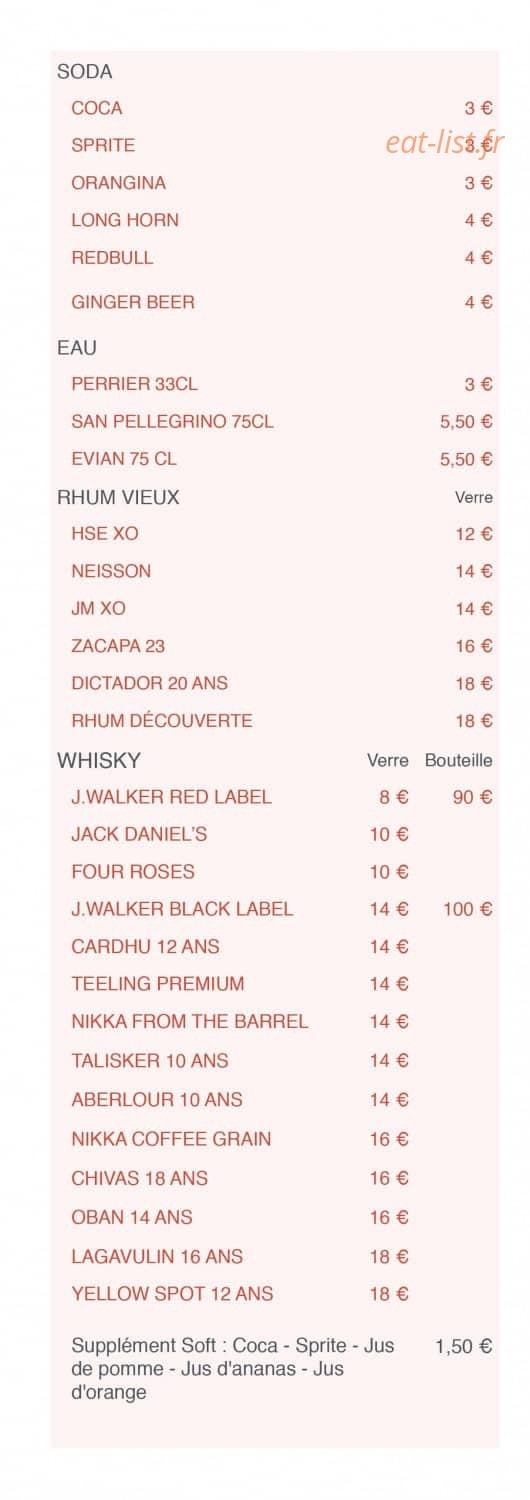 Le Spot Rooftop — carte page 6