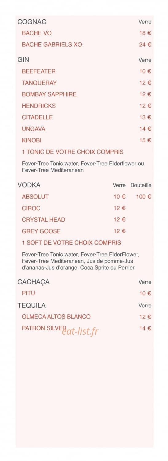 Le Spot Rooftop — carte page 7