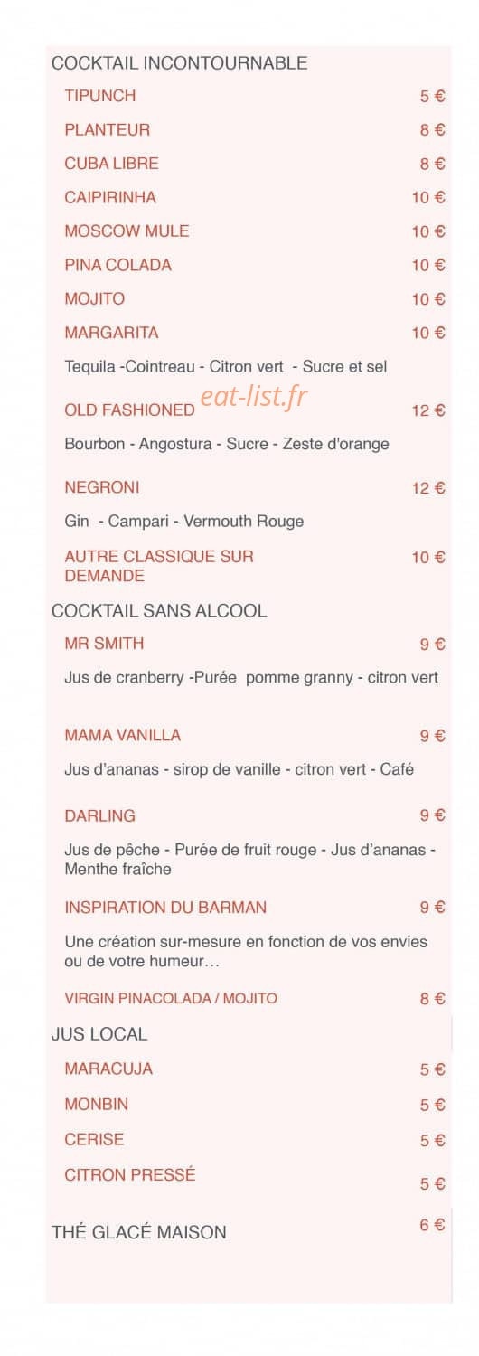 Le Spot Rooftop — carte page 4