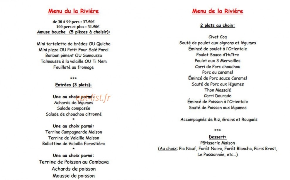 Les Palmistes — carte page 8