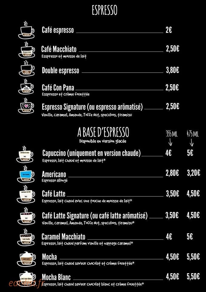 Nath Café — carte page 2