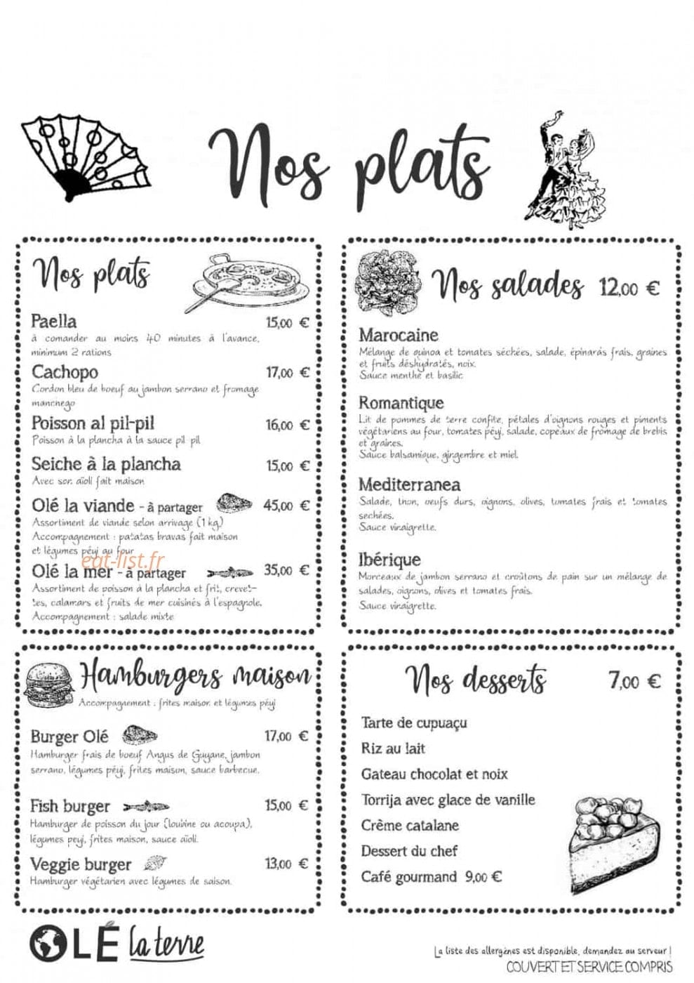 Olé la terre — carte page 4