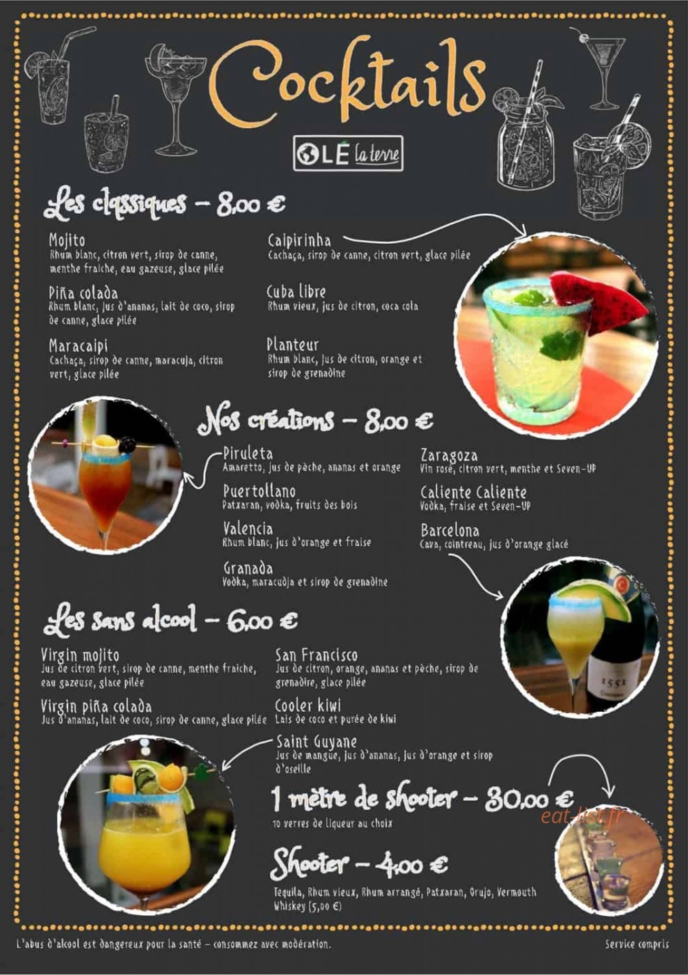 Olé la terre — carte page 6