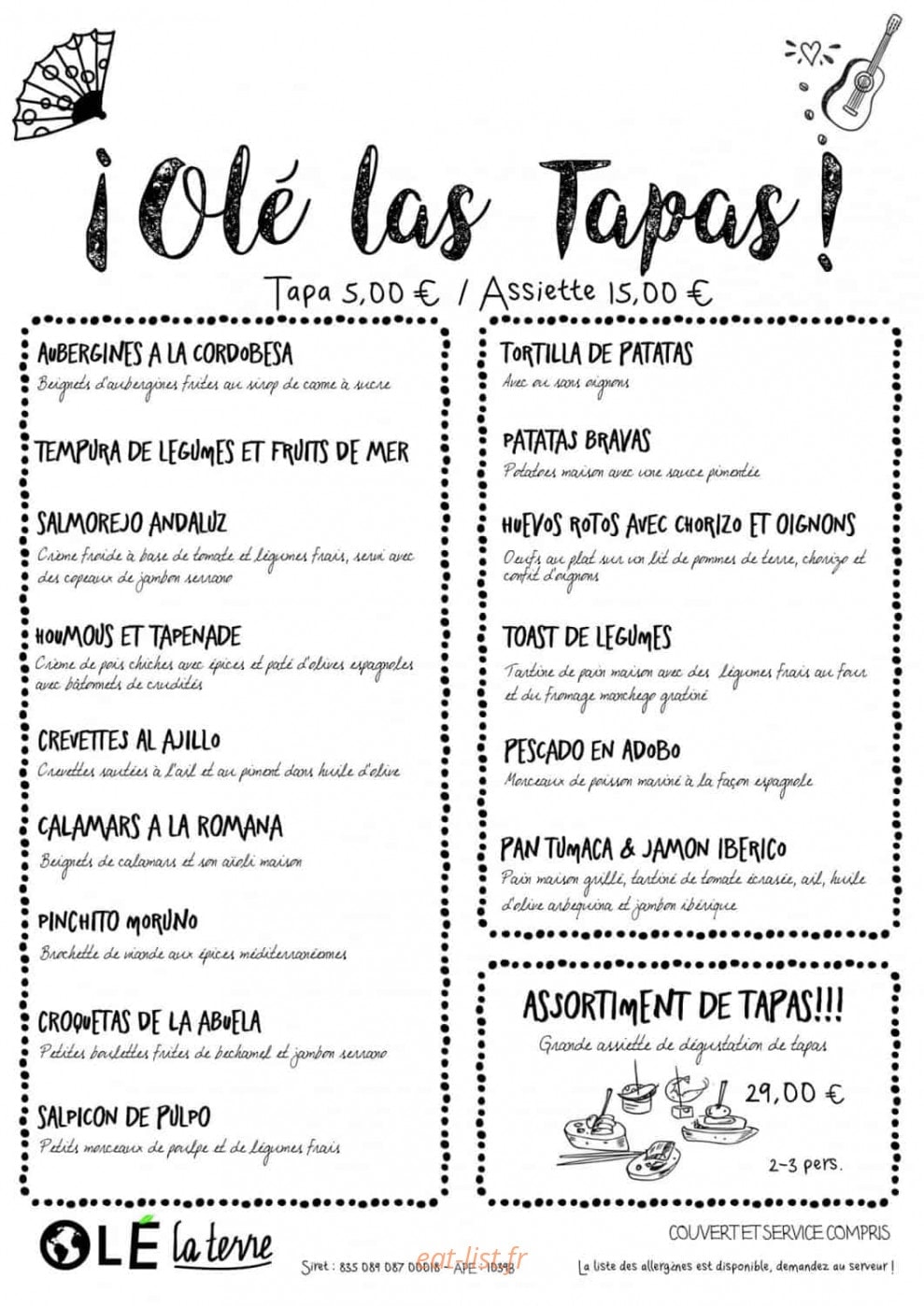 Olé la terre — carte page 5