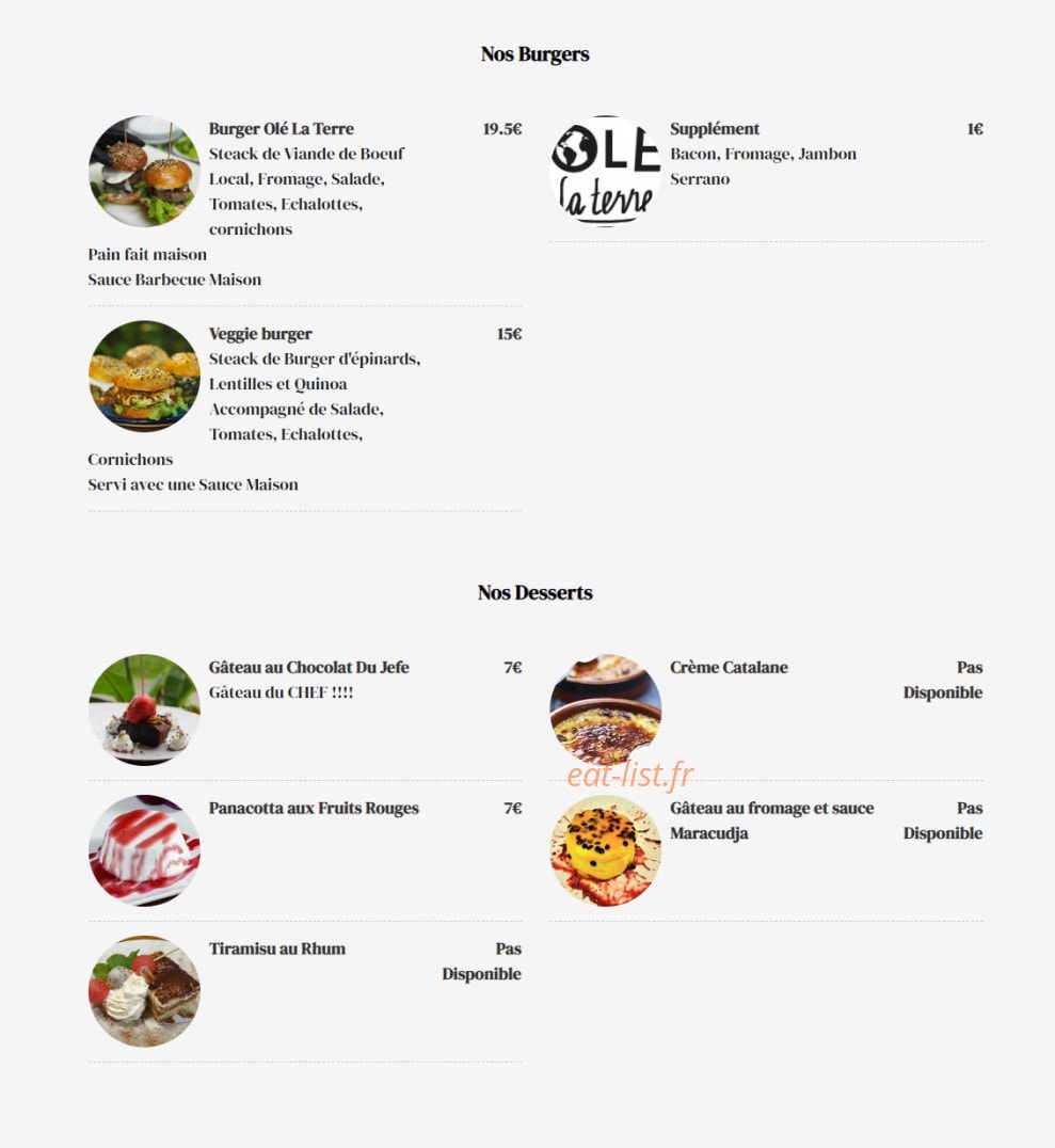 Olé la terre — carte page 4