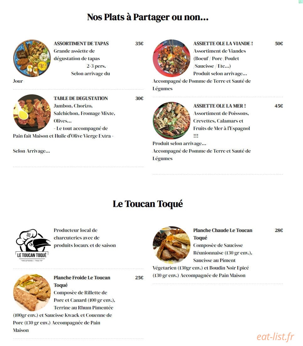 Olé la terre — carte page 1