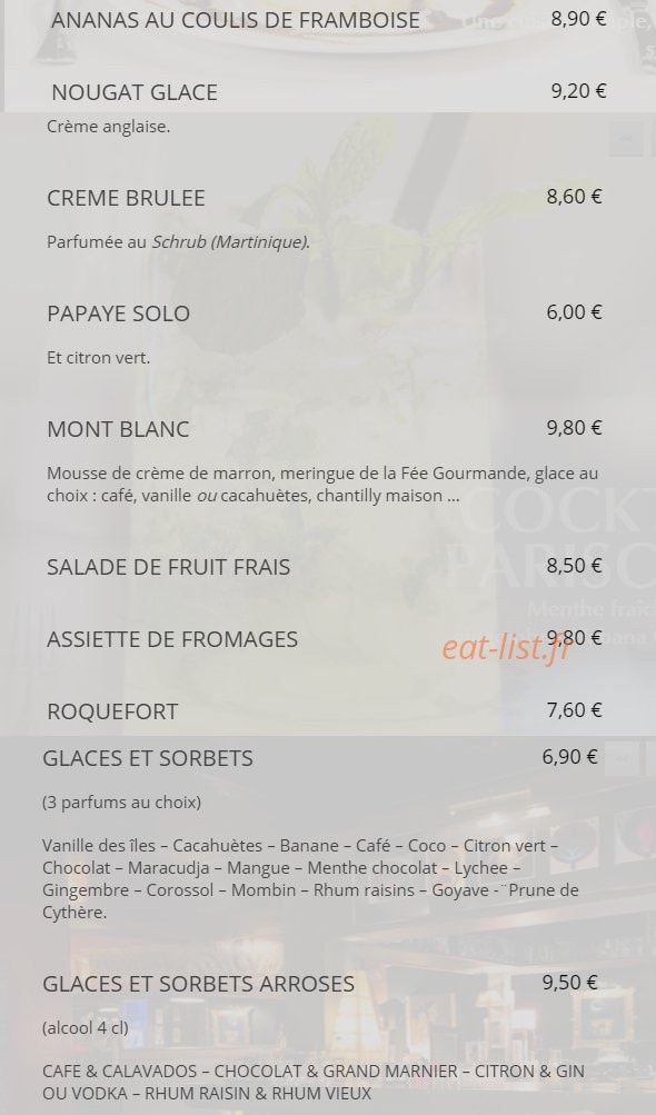 Paris Cayenne — carte page 10