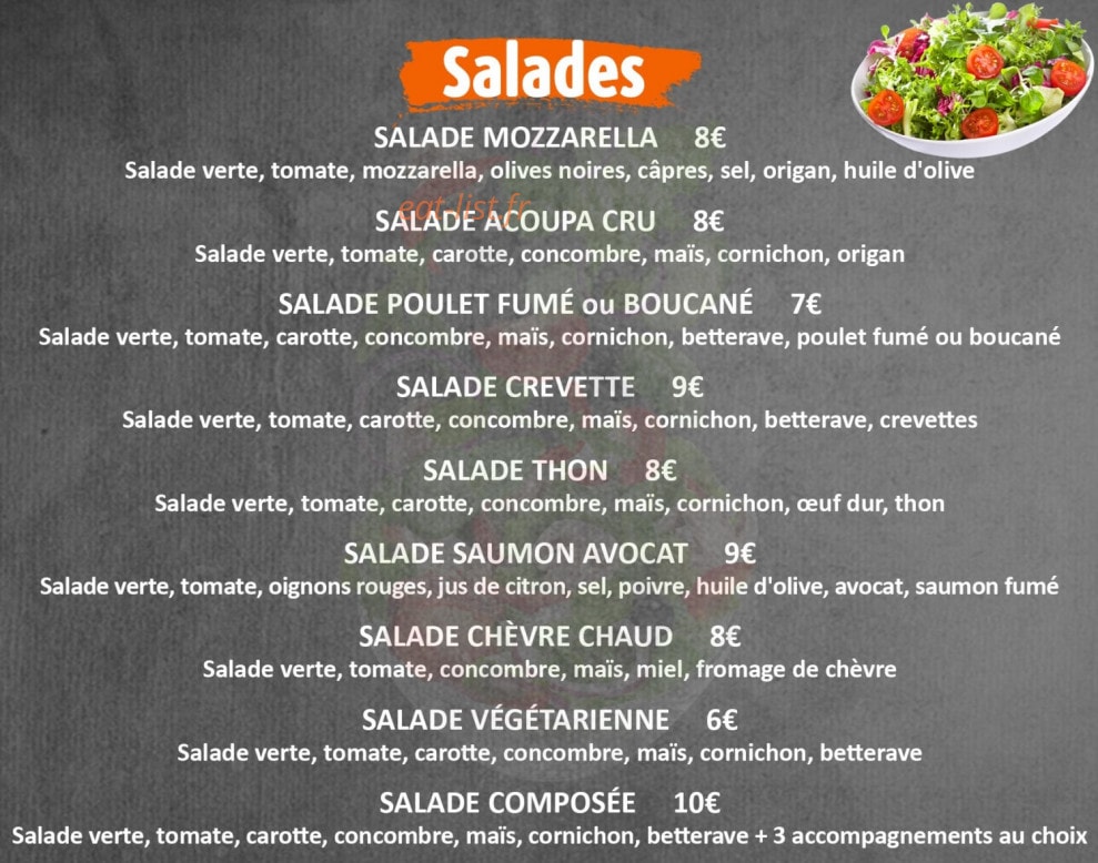 Pizza Lallouette — carte page 3