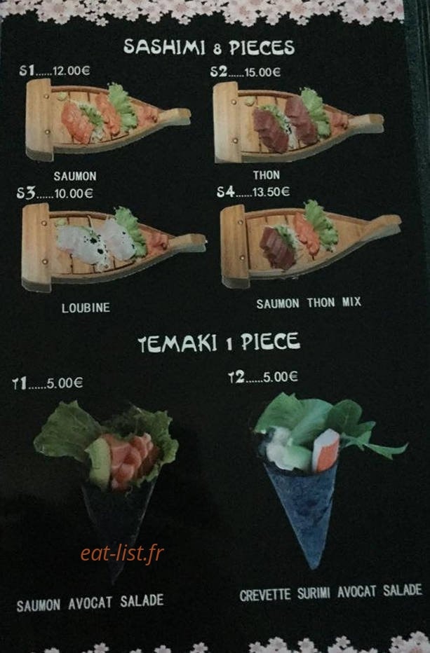 Restaurant Sakura — carte page 8
