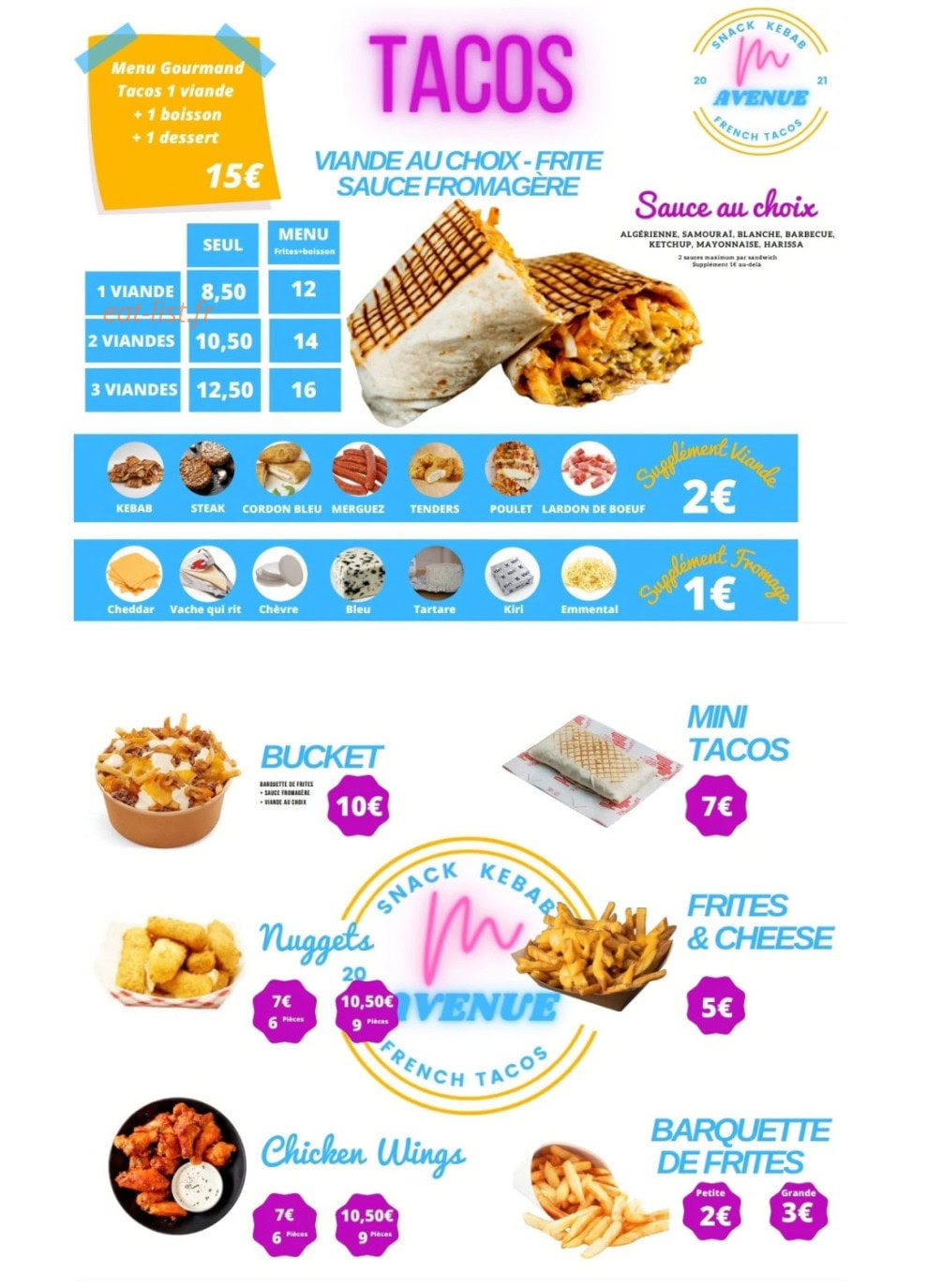 M.Avenue — carte page 1