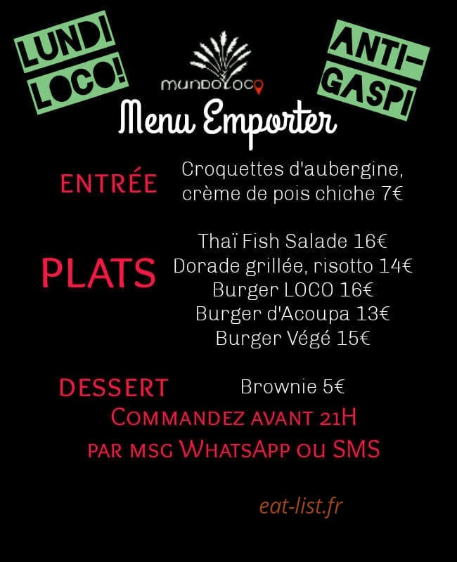 Mundo Loco — carte page 2