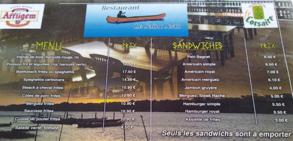 Le Saint Jean — carte page 1